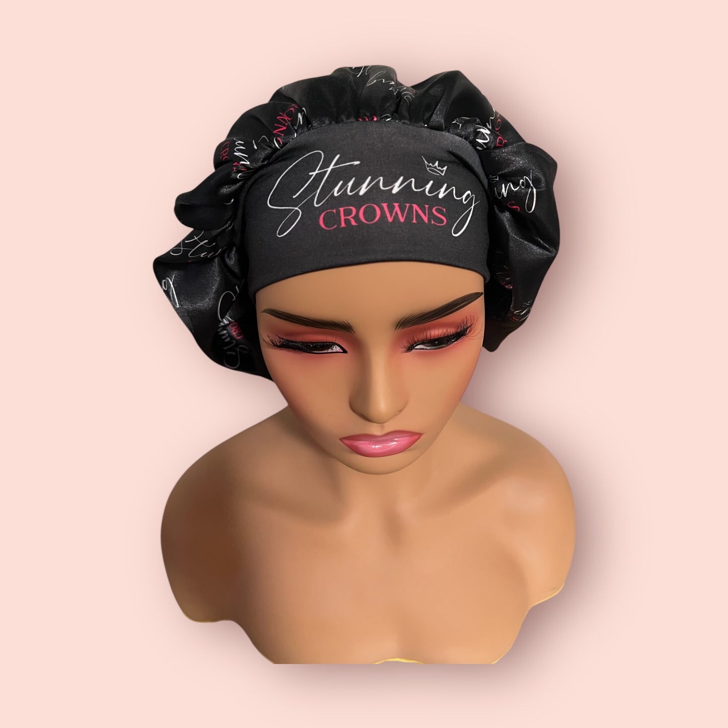 Black/Pink Standard Bonnet
