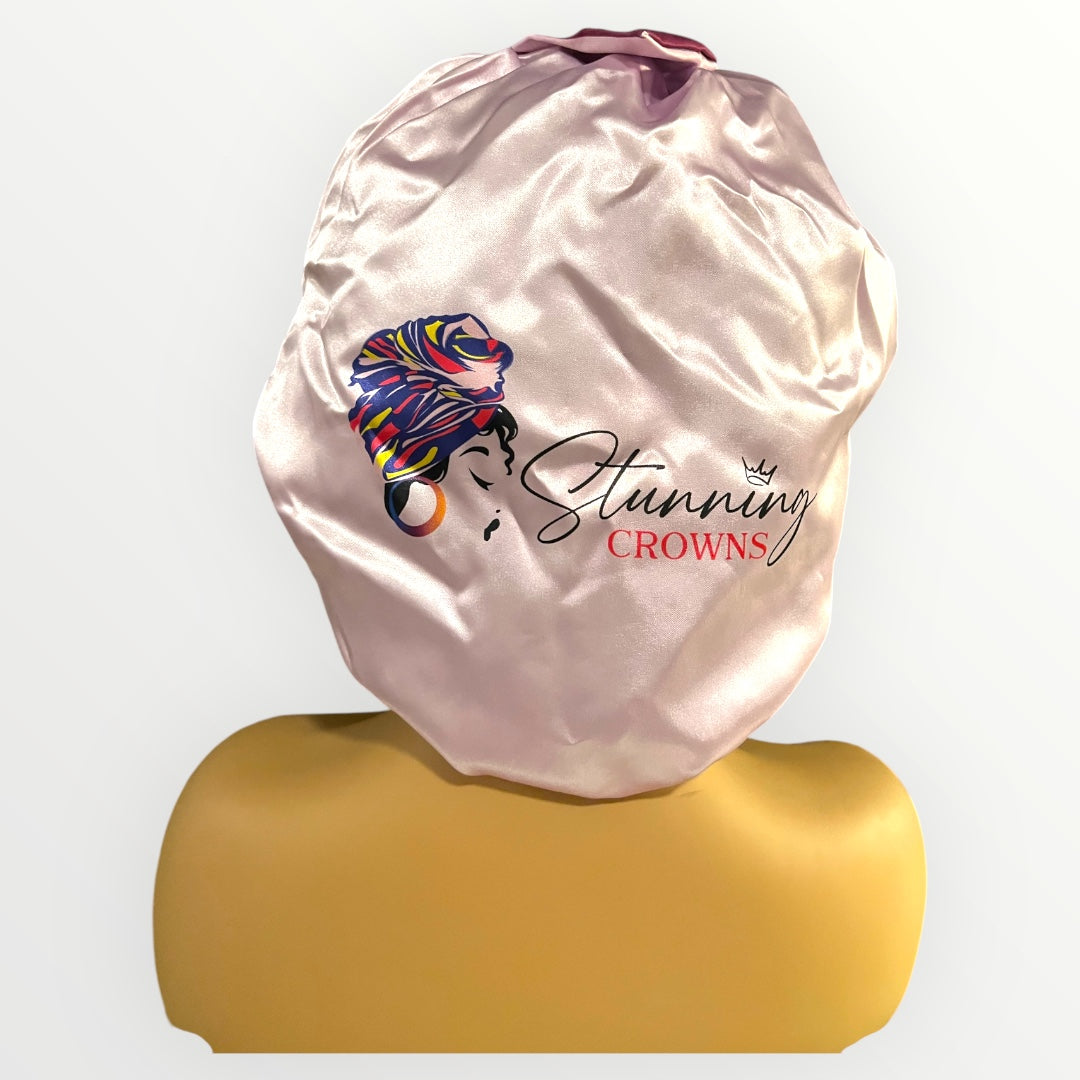 Lilac Adjustable-Tie Bonnet